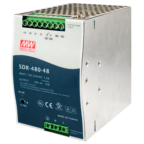 MEAN WELL DIN Rail Power Supplies 480W 48V 10A