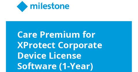 MILESTONE One Year Care Premium XProtect Corporate Device License