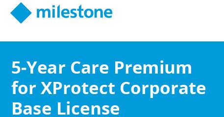 MILESTONE Five Years Care Premium For XProtect Corporate Base License