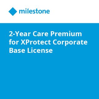 MILESTONE Two years Care Premium for XProtect Corporate Base License