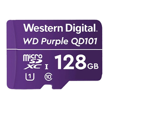 Western Digital WD Purple 128GB MicroSDXC Card 24/7 -25?C to 85?C Weather Humidity Resistant for Surveillance IP Cameras