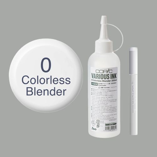 How do I use the Copic Colourless Blender?