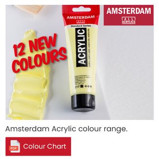 Amsterdam Acrylic colour chart New