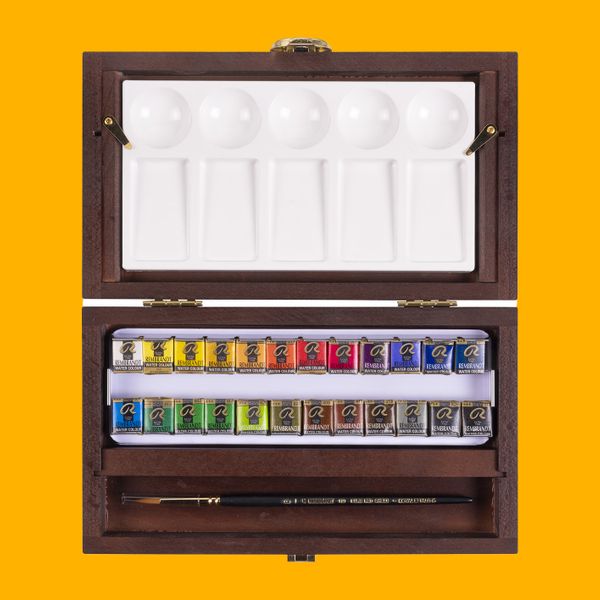 Rembrandt Watercolour Wooden Sets