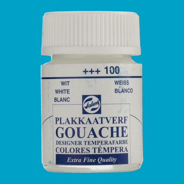 Talens : Extra Fine Gouache : 100 White : 16 ml