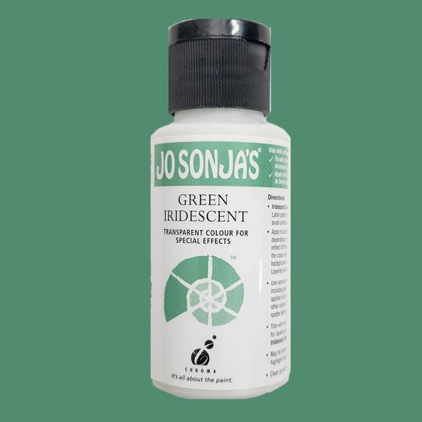 Jo Sonja Acrylic Pearlescent Paint 60ml - Blue Green