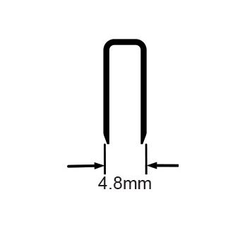 4000 Series Galvanised Wire 4.8mm crown