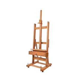 MABEF M04+ Studio Easel With Crank For Elev + Inc
