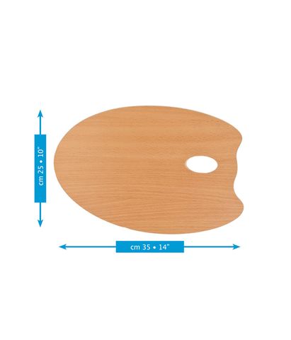 MABEF Oval Palette 25X35cm - 10"x14"