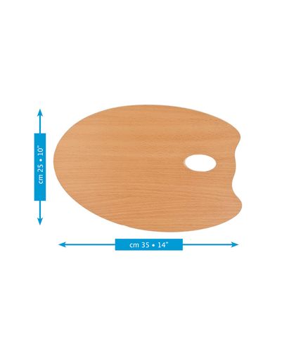 MABEF Oval Palette 25X35cm - 10"x14"