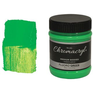 Chromacryl 250ml Fluoro Green