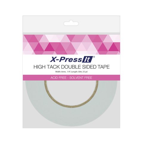 X-Press It Double Sided High Tack Tape 6mm