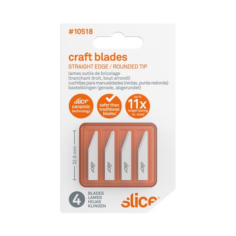 Slice Craft Blades Straight 4 Pk