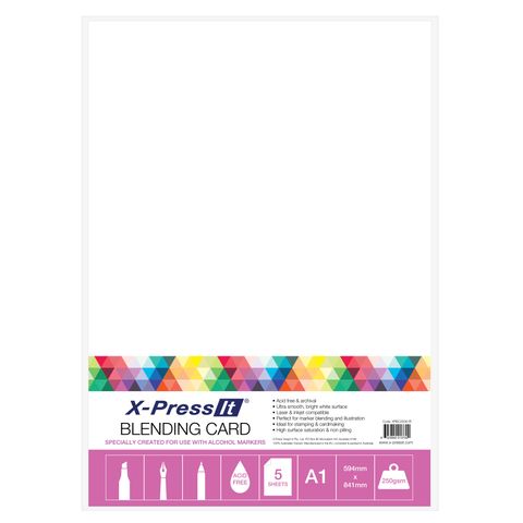 X-Press It Blending Card A1 (5pk)
