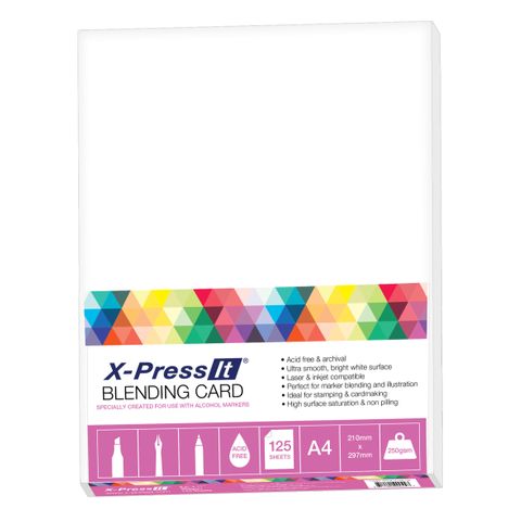 X-Press It Blending Card A4 (125pk)