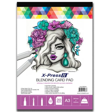 X-Press It Blending Card Pad A3