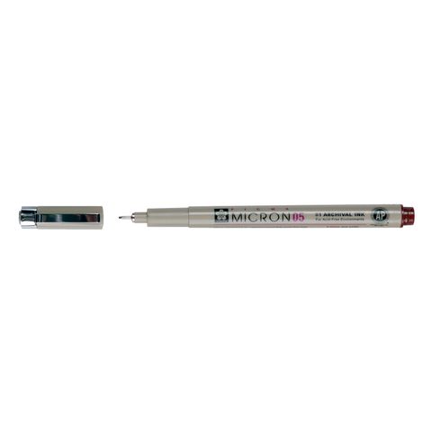 Sakura Pigma Micron 05 Pen 0.45mm, Sepia