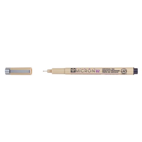 Sakura Pigma Micron 02 Pen 0.30mm, Black
