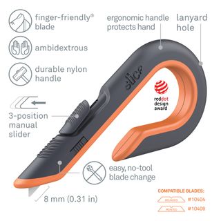 Slice Box Cutter Orange