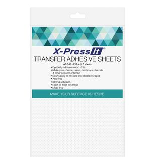 X-Press It Transfer Adhesive Sheets A5 5 sheets