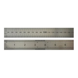 Steel Ruler 15cm METRIC/IMPERIAL