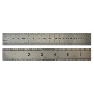Steel Ruler 30cm METRIC/IMPERIAL