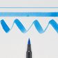 Koi colouring Brush Pen, Aqua Blue