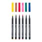 Sakura Koi Colouring Brush Pen, 6pc Set Basic
