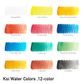 Koi Water colours Pocket Box 12 Colour + Waterbrush