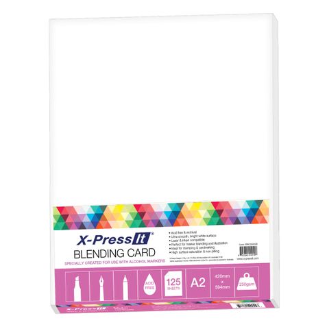 X-Press It Blending Card A2 (125pk)