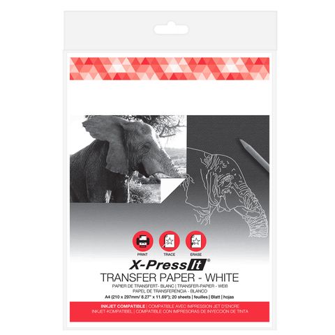 X-Press It Transfer Paper White A4 20sht