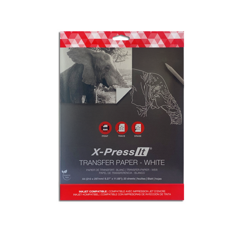 X-Press It Transfer Paper White A4 20 sheets