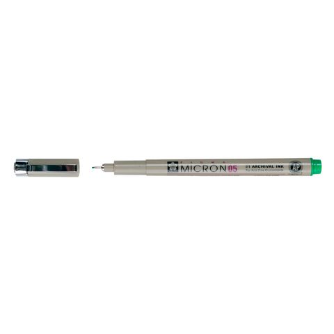 Sakura Pigma Micron 05 Pen 0.45mm, Fresh Green