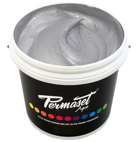 Permaset Aqua Metallic 4Lt Bright Silver