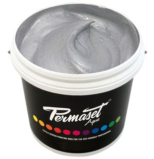 Permaset Aqua Metallic 4Lt Bright Silver