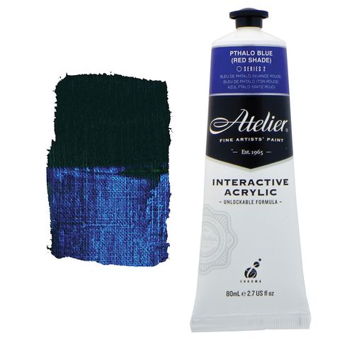 Atelier Interactive Pthalo Blue (Red Shade) S2 80ml