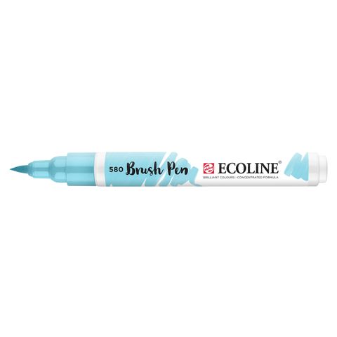 Ecoline Brushpen - 580 - Pastel Blue