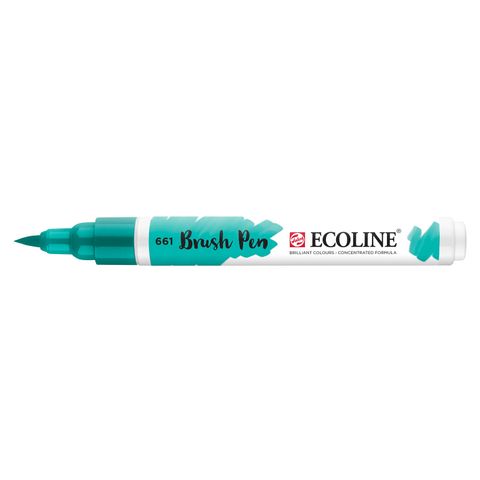 Ecoline Brushpen - 661 - Turquoise Green