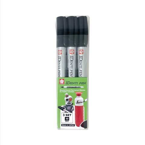 Sakura IDenti Pen Dual Point Black 3pk