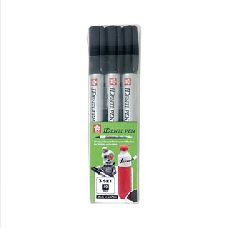 Sakura IDenti Pen Dual Point Black 3pk