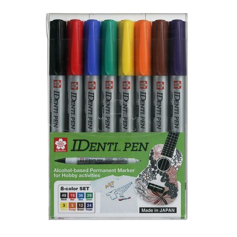 Sakura IDenti Pen Dual Point Assorted 8pk