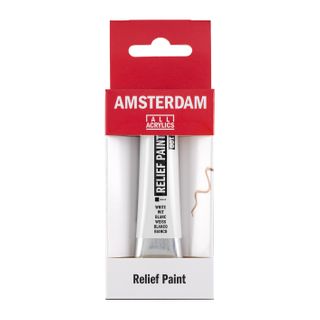Amsterdam Relief Paint 20ml White 100