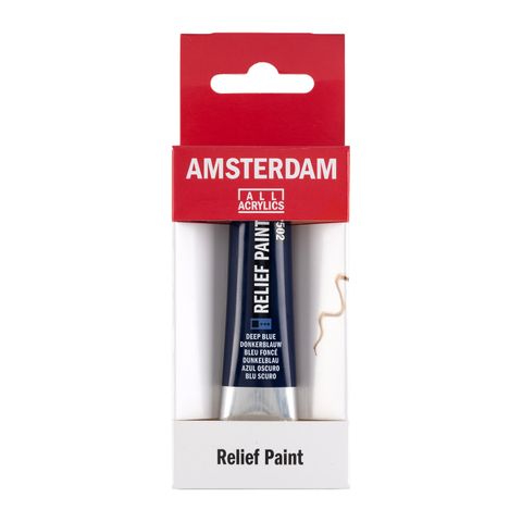 Amsterdam Relief Paint 20ml Deep Blue 502