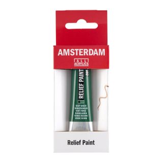 Amsterdam Relief Paint 20ml Deep Green 602