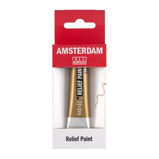 Amsterdam Relief Paint 20ml Gold 801