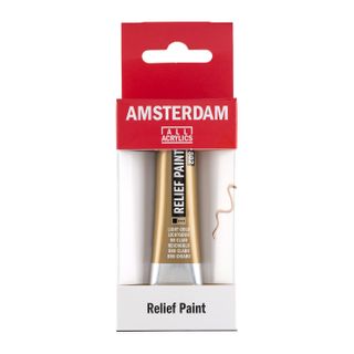Amsterdam Relief Paint 20ml Light Gold 802
