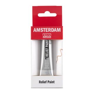 Amsterdam Relief Paint 20ml Silver 800