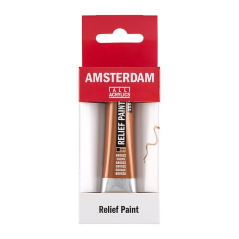 Amsterdam Relief Paint 20ml Bronze 811