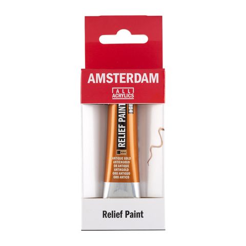 Amsterdam Relief Paint 20ml Antique Gold 814