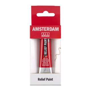 Amsterdam Relief Paint 20ml Deep Red 302